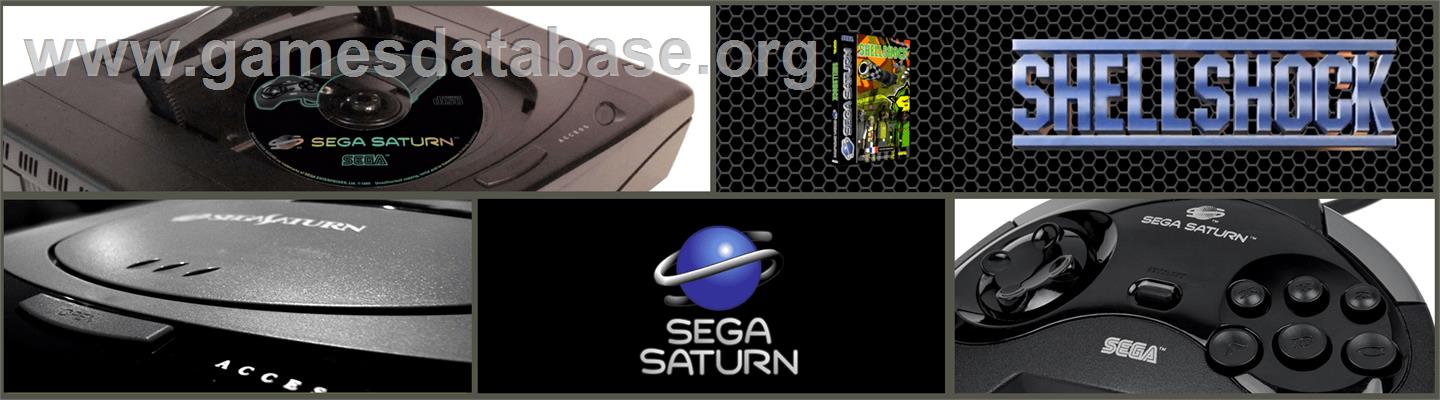 Shellshock - Sega Saturn - Artwork - Marquee
