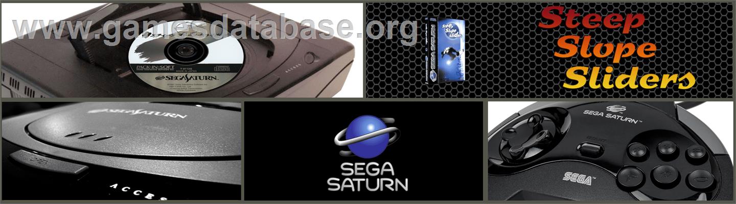 Steep Slope Sliders - Sega Saturn - Artwork - Marquee