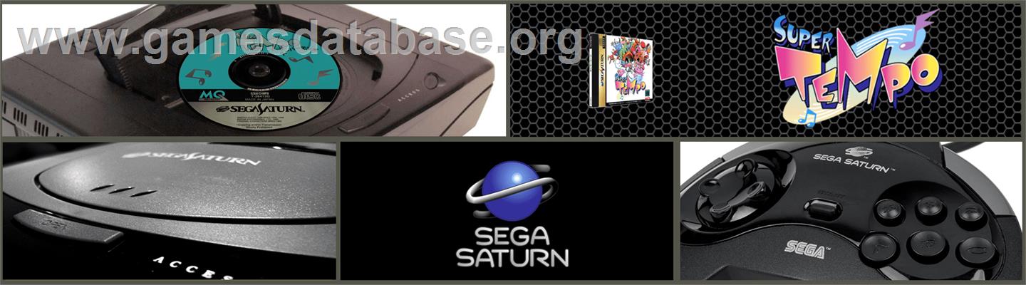 Super Tempo - Sega Saturn - Artwork - Marquee