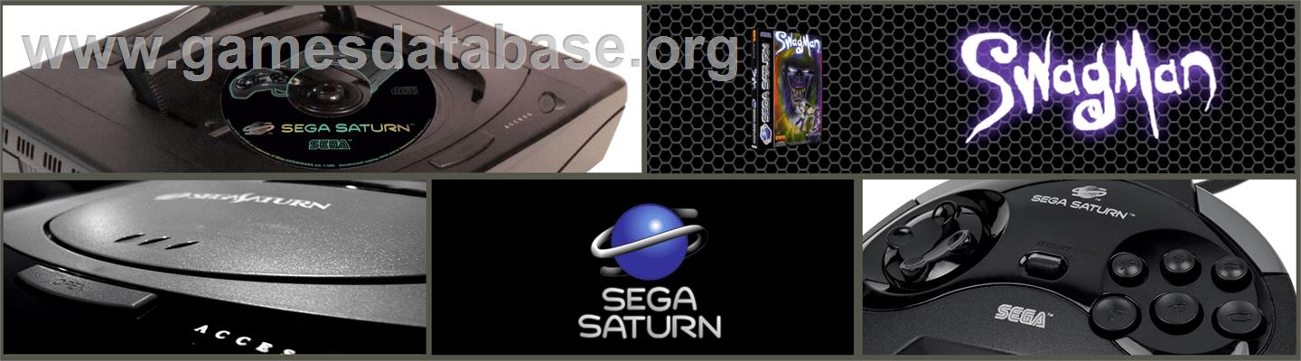 Swagman - Sega Saturn - Artwork - Marquee