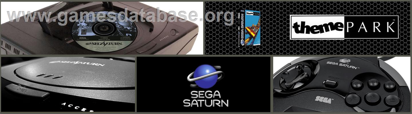 Theme Park - Sega Saturn - Artwork - Marquee