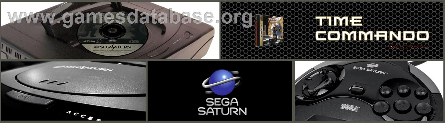 Time Commando - Sega Saturn - Artwork - Marquee