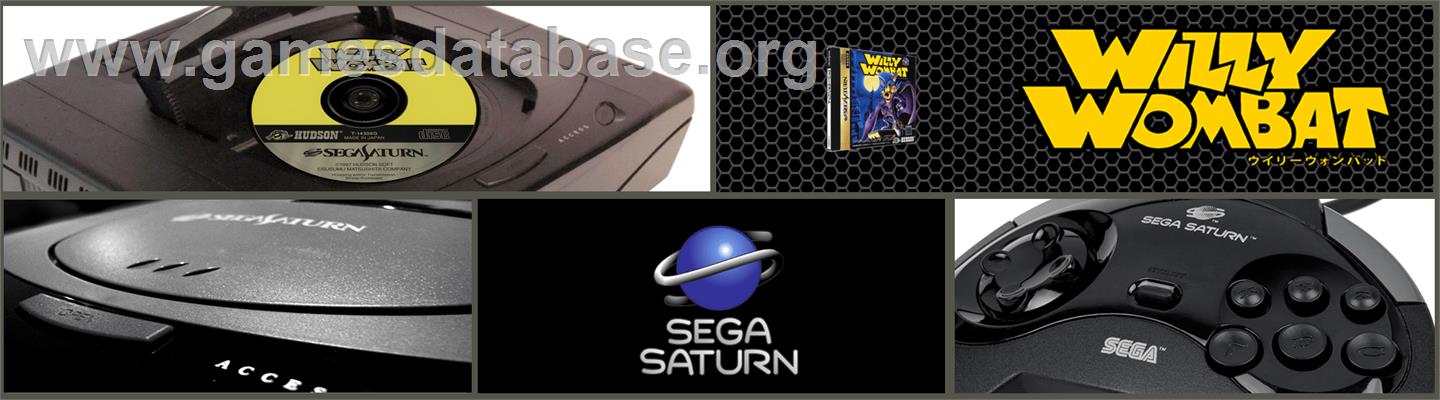Willy Wombat - Sega Saturn - Artwork - Marquee