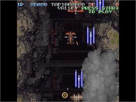 In game image of Battle Garegga on the Sega Saturn.