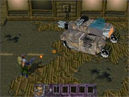 In game image of Contra: Legacy of War on the Sega Saturn.