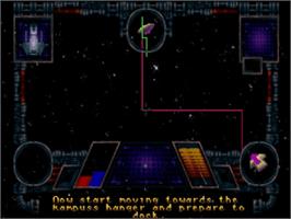 In game image of Darklight Conflict on the Sega Saturn.