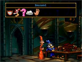 In game image of Discworld on the Sega Saturn.
