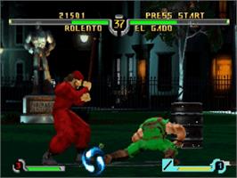 In game image of Final Fight Revenge on the Sega Saturn.