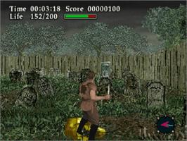 In game image of Virtual Hydlide on the Sega Saturn.