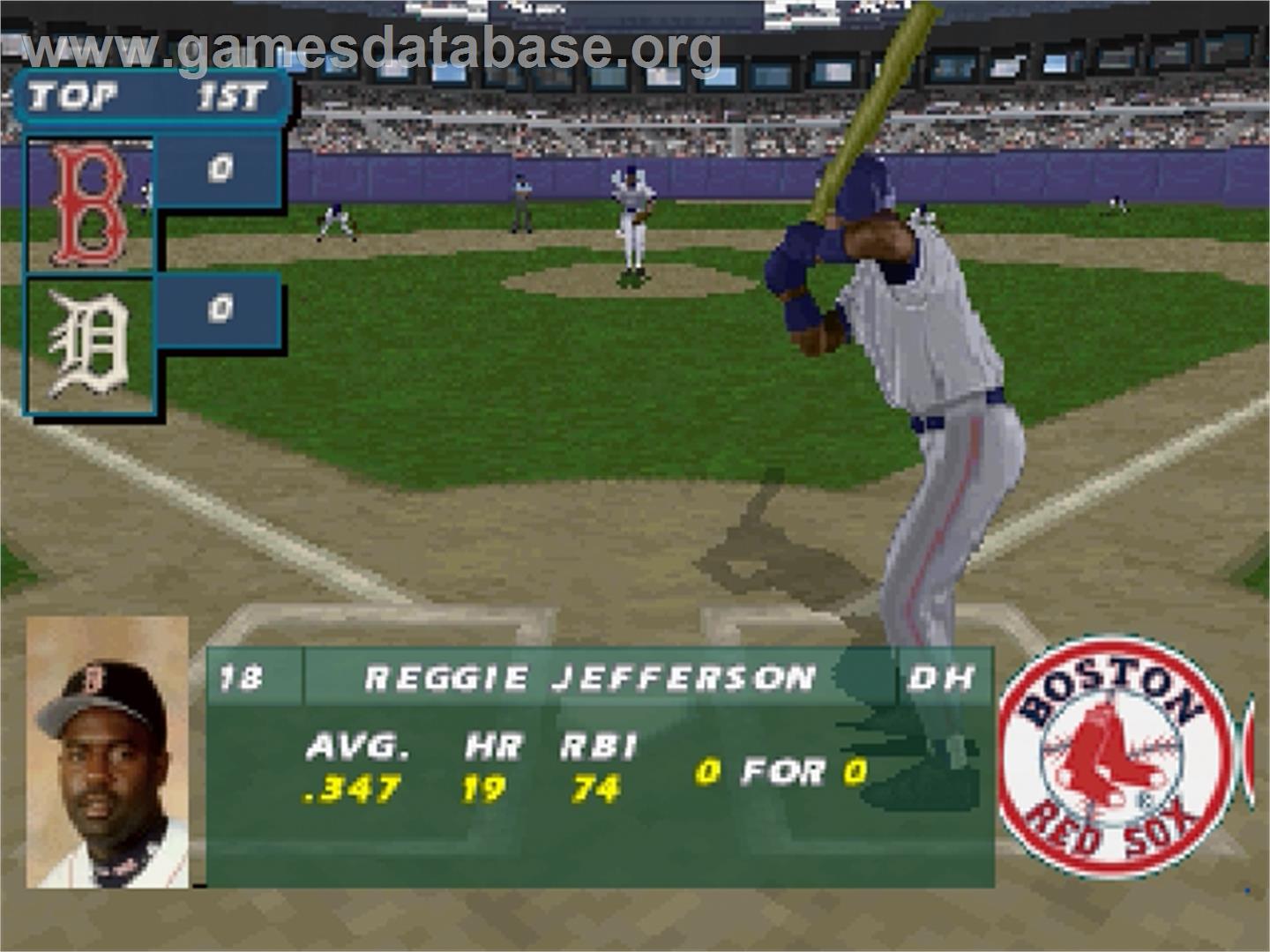 All Star Baseball '97 Featuring Frank Thomas - Sega Saturn - Artwork - In Game