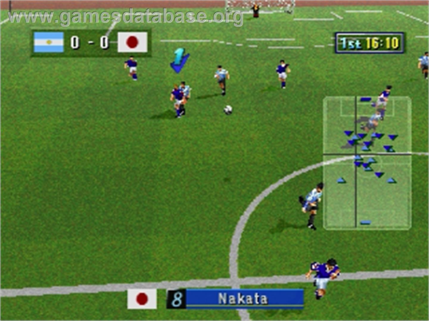 FIFA 98: Road to World Cup - Sega Saturn - Artwork - In Game