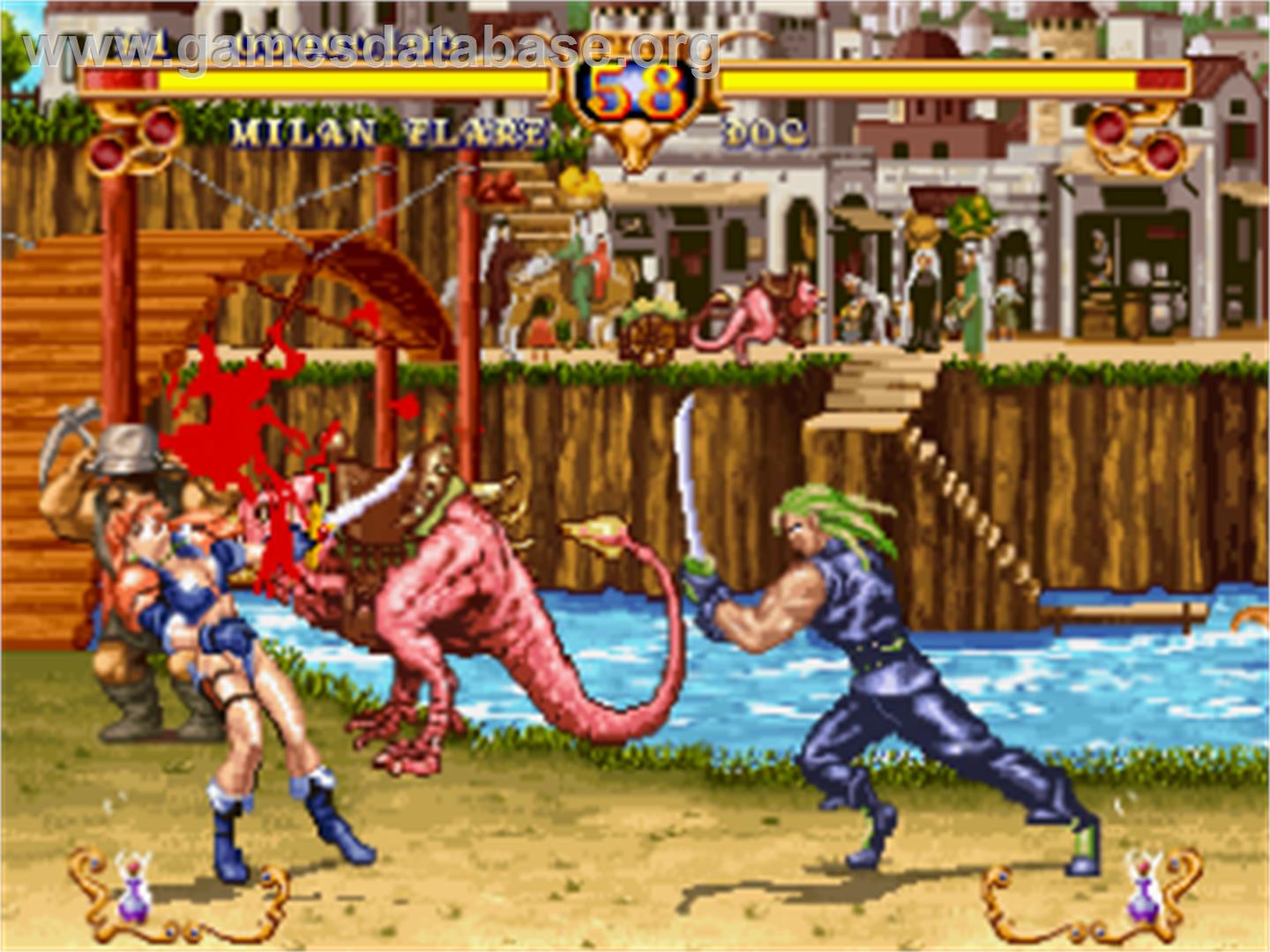Golden Axe - The Duel - Sega Saturn - Artwork - In Game
