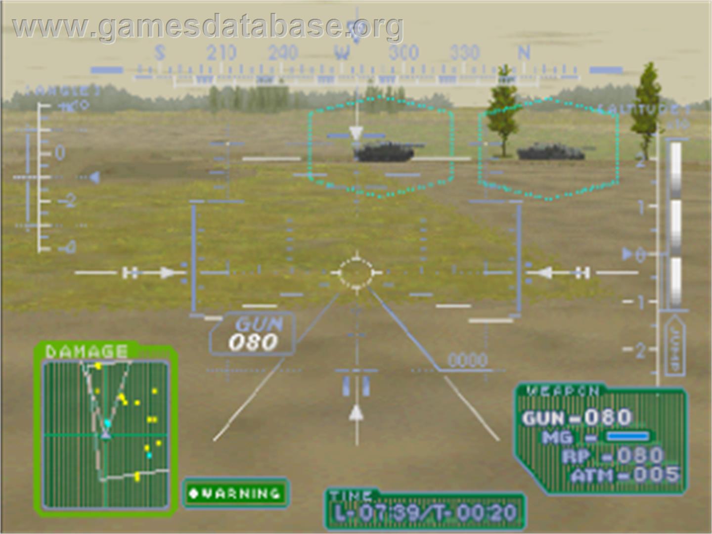 Gungriffon: The Eurasian Conflict - Sega Saturn - Artwork - In Game