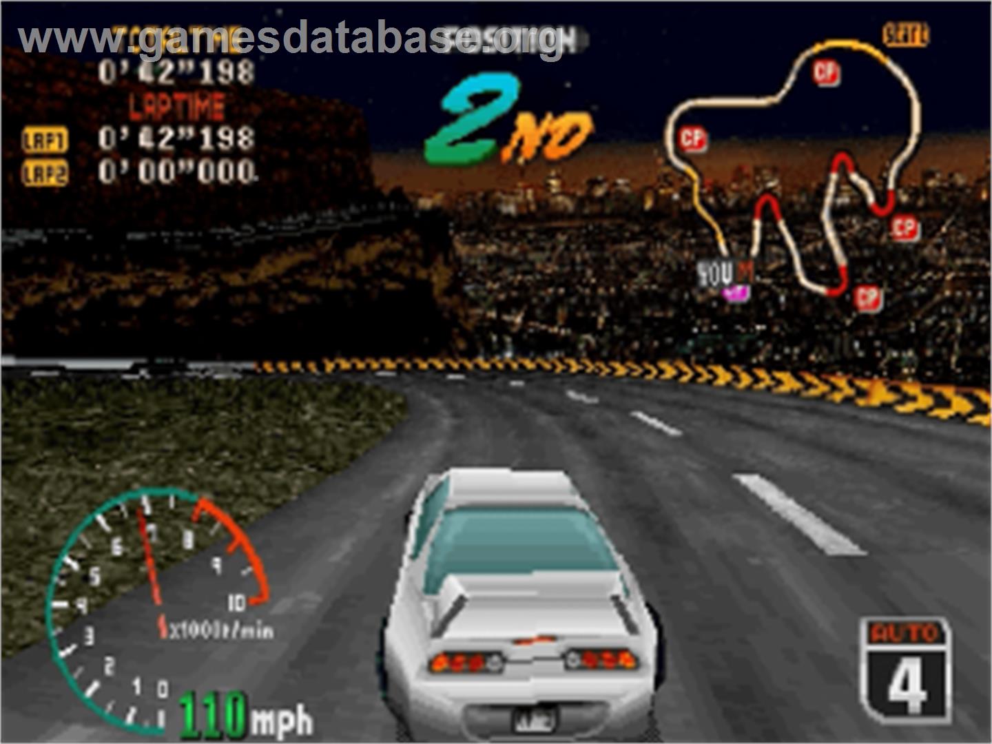 High Velocity: Mountain Racing Challenge - Sega Saturn - Artwork - In Game