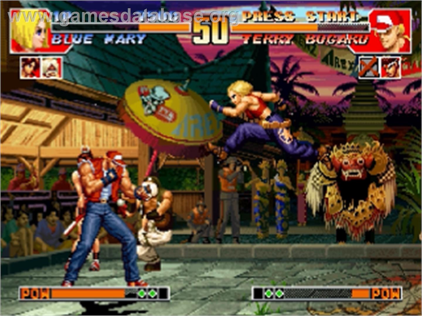 King of Fighters '97, The - Sega Saturn - Artwork - In Game