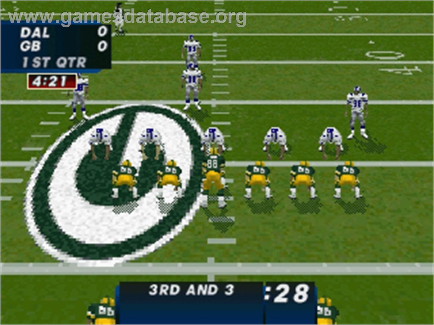 Madden NFL '97 - Sega Saturn - Artwork - In Game