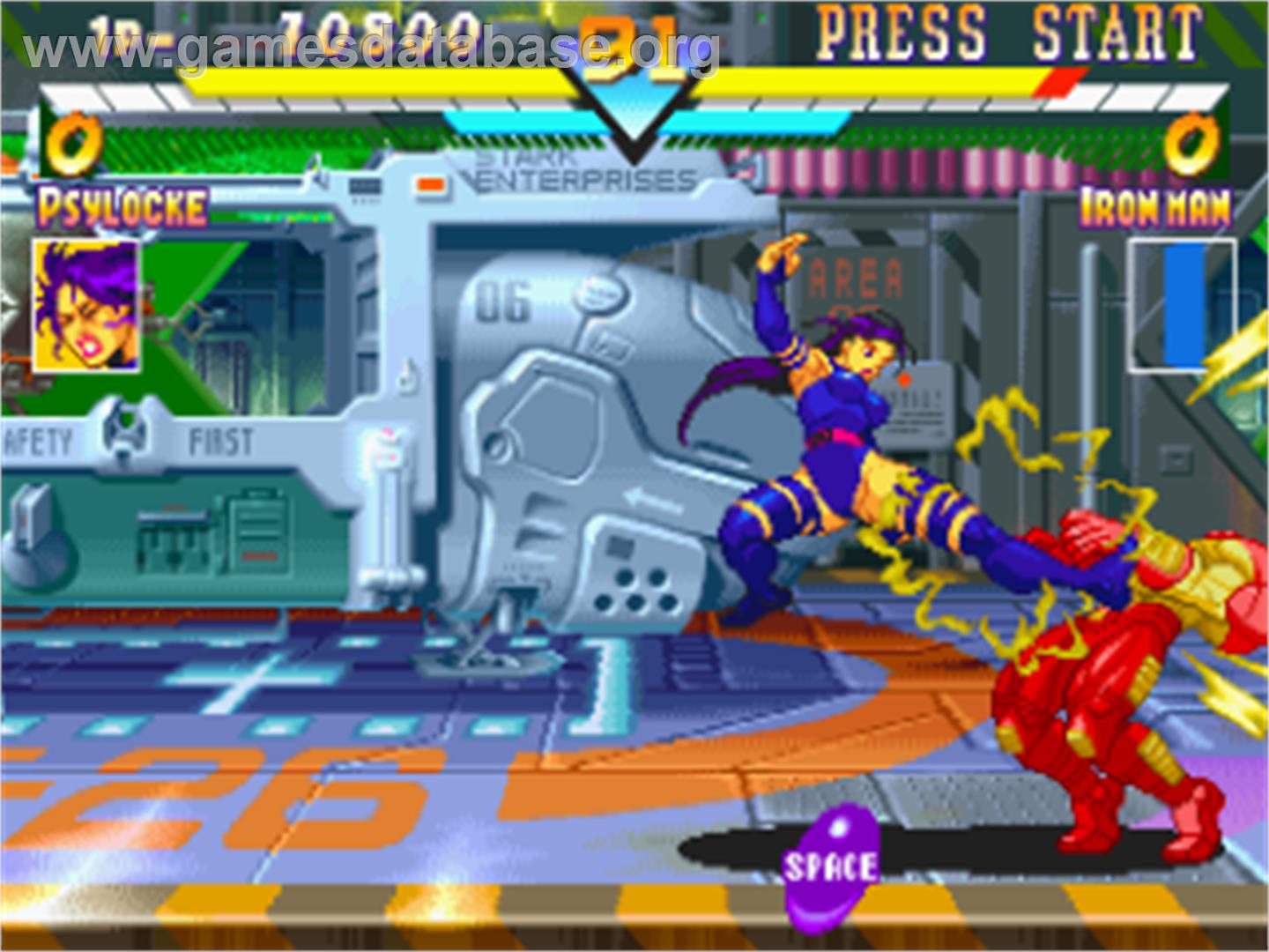 Marvel Super Heroes - Sega Saturn - Artwork - In Game