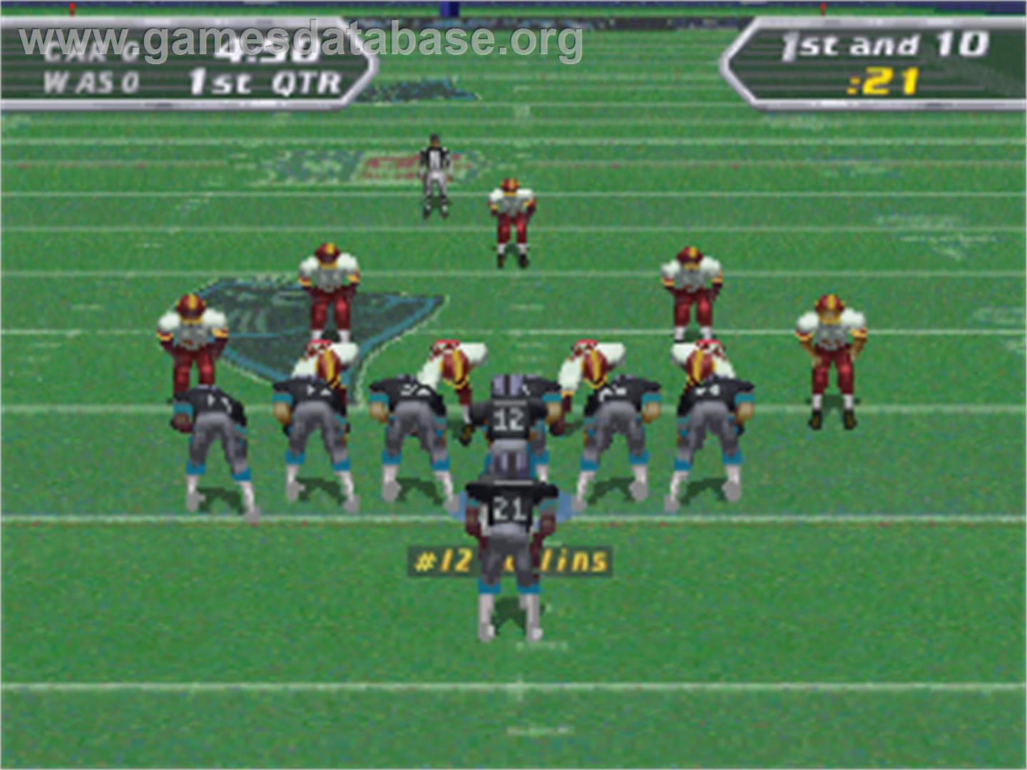 NFL Quarterback Club '97 - Sega Saturn - Artwork - In Game