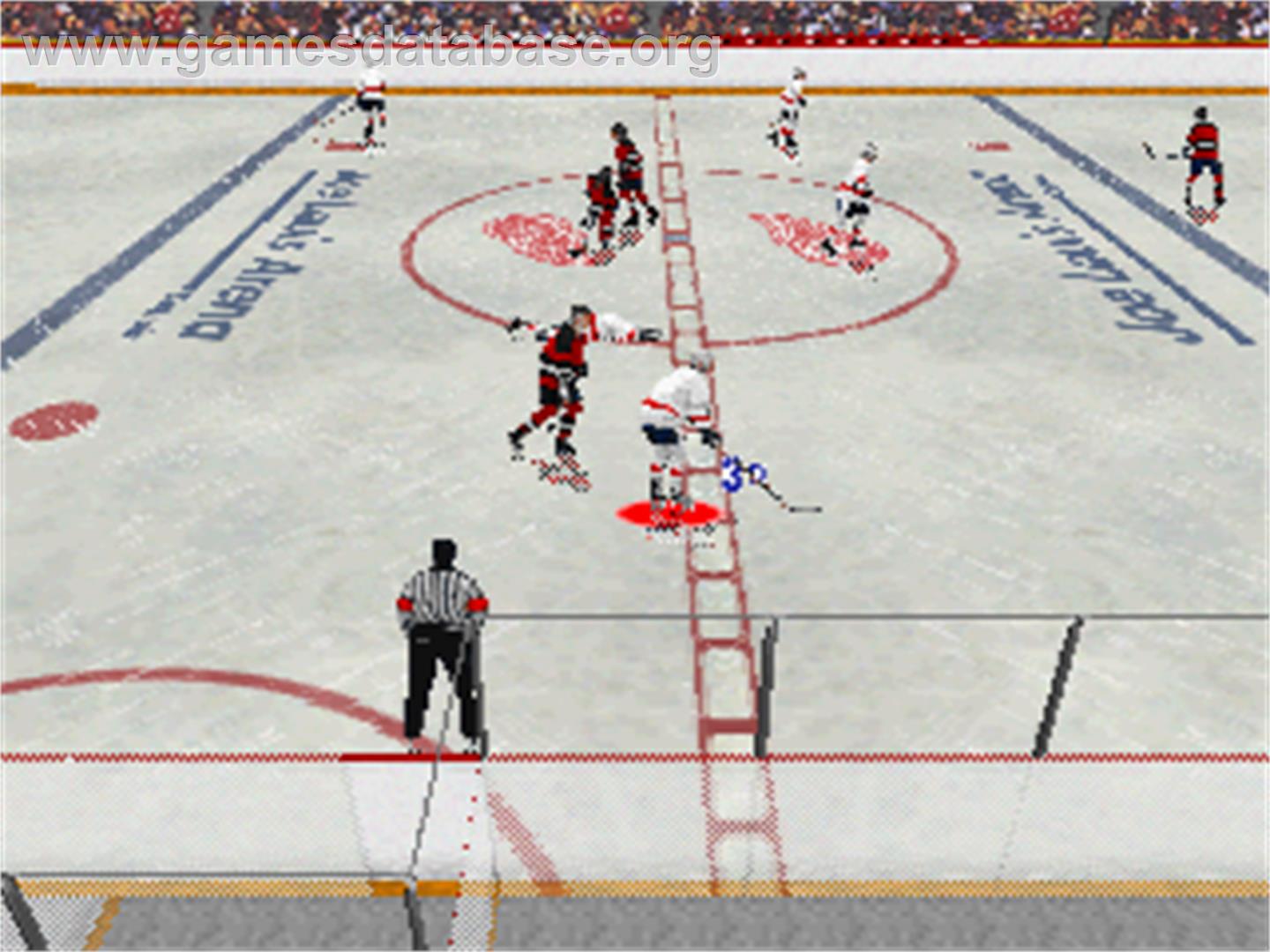 NHL All-Star Hockey - Sega Saturn - Artwork - In Game