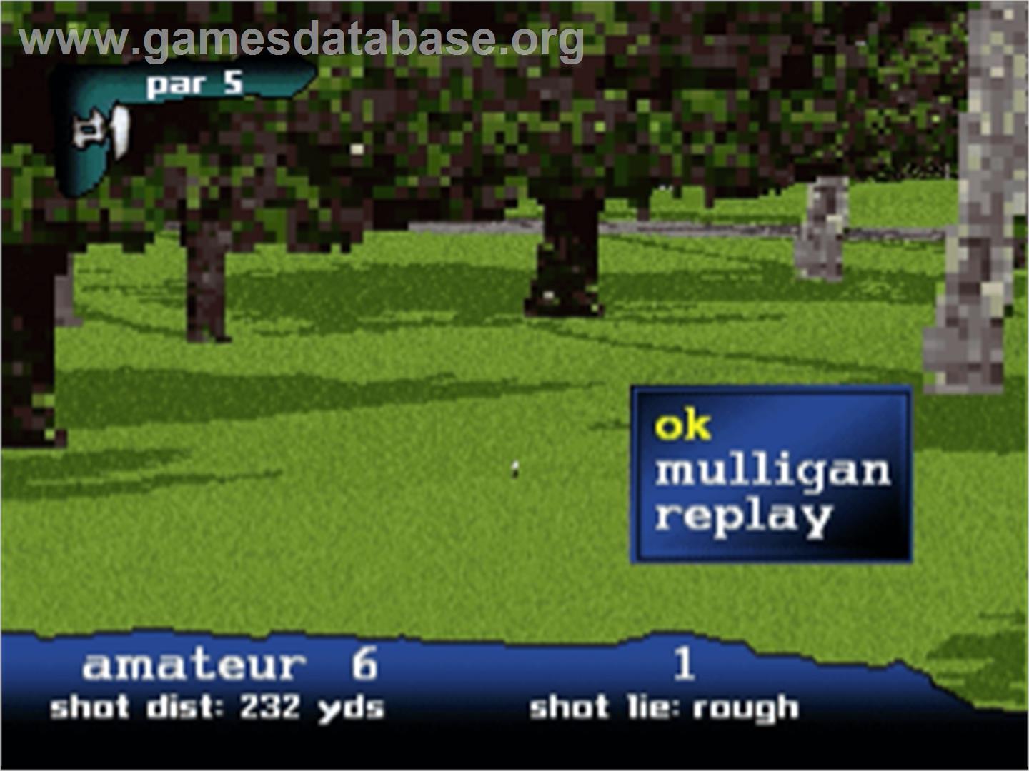 PGA Tour '97 - Sega Saturn - Artwork - In Game