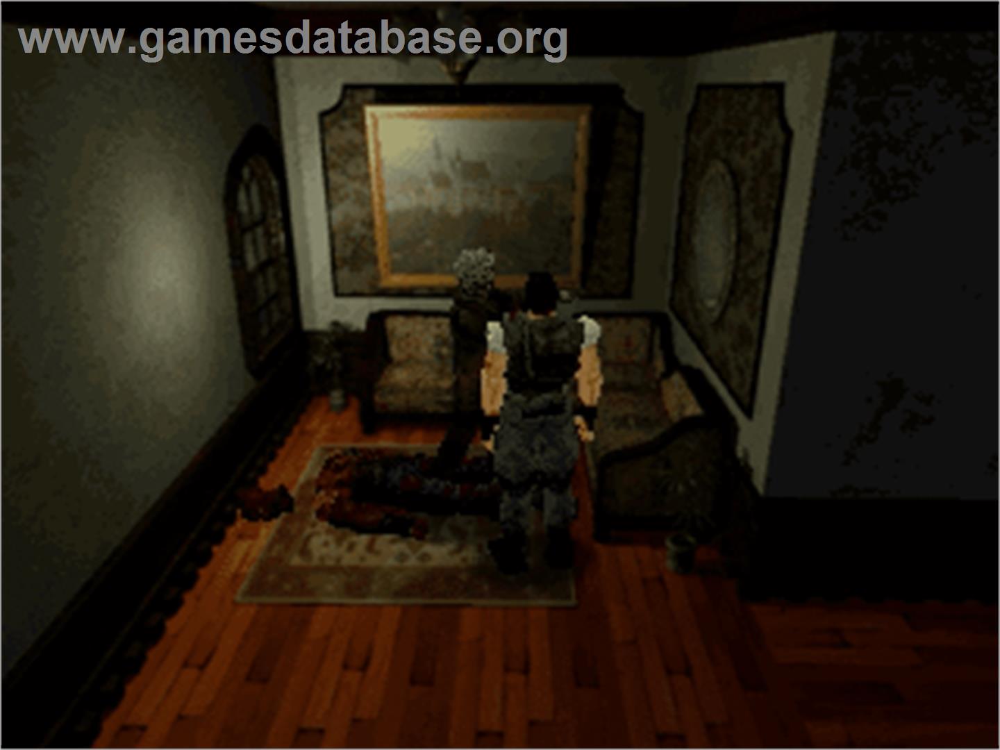 Resident Evil - Sega Saturn - Artwork - In Game