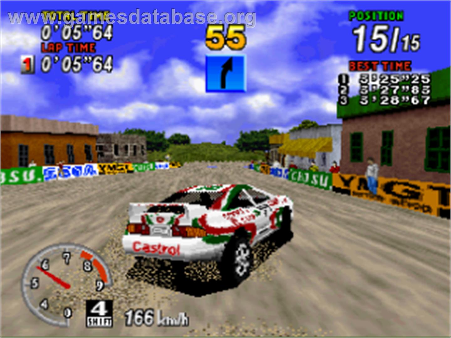Sega Rally Championship - Sega Saturn - Artwork - In Game
