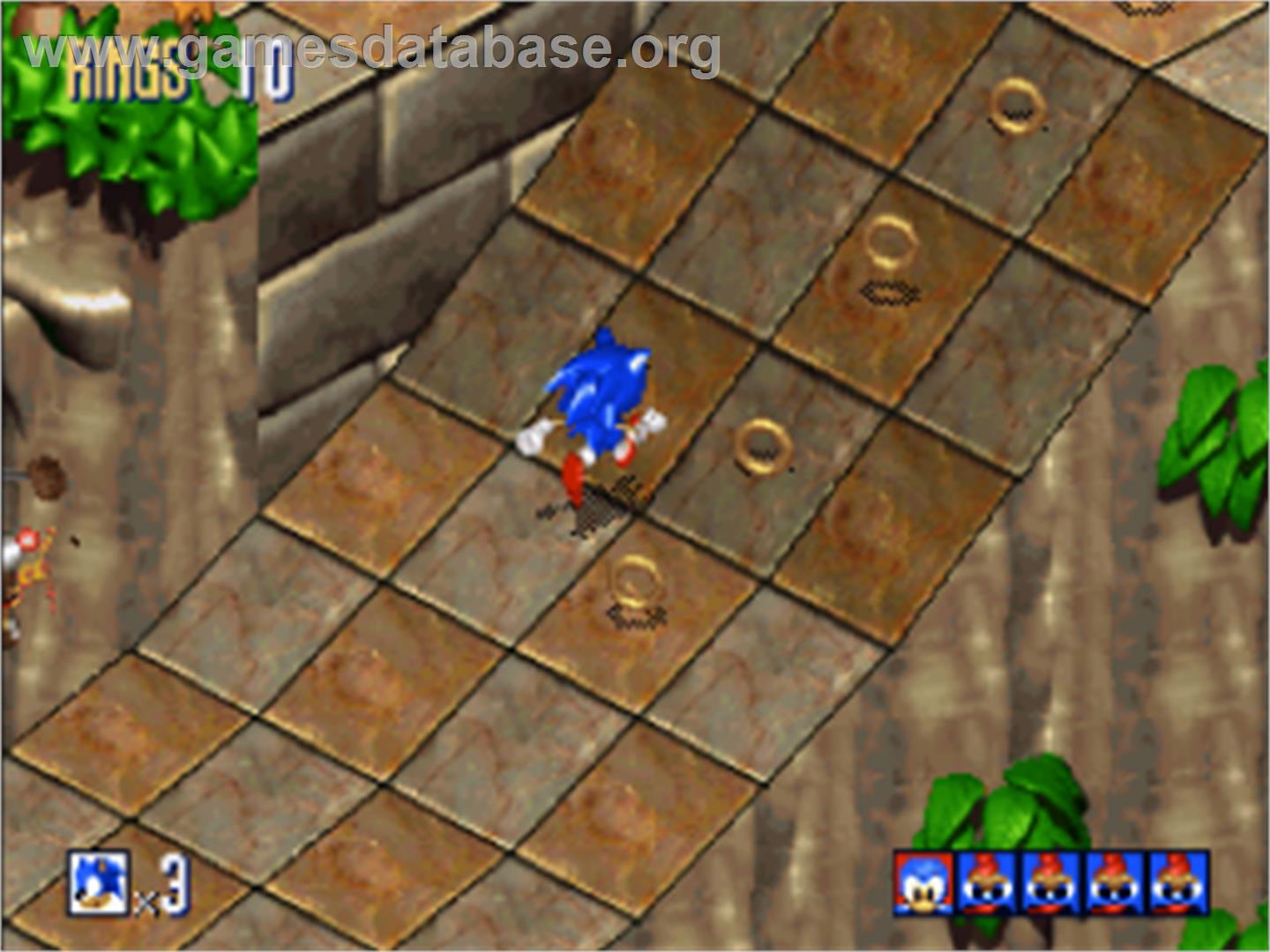 Sonic 3D Blast - Sega Saturn - Artwork - In Game
