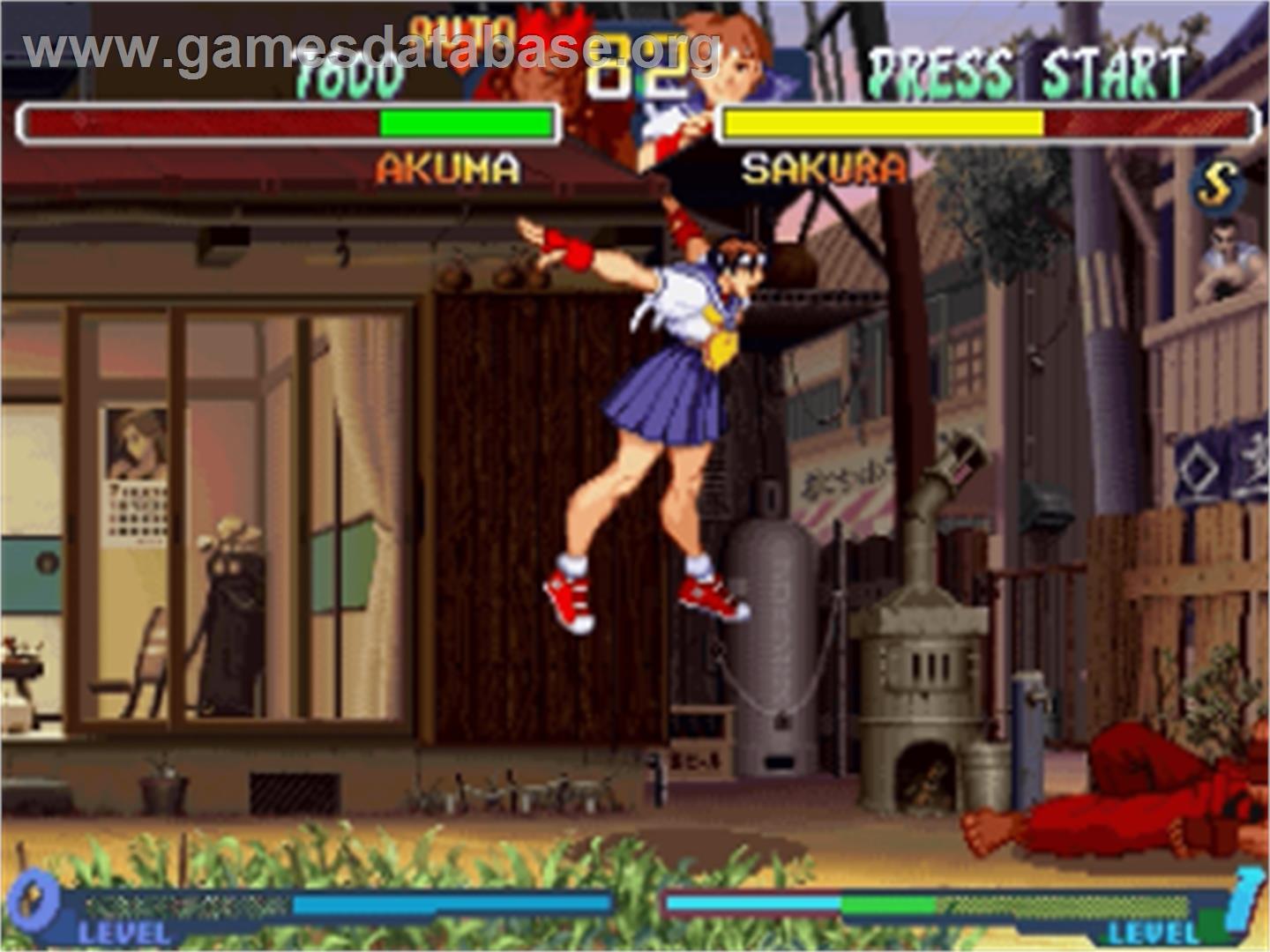 Street Fighter Alpha 2 - Sega Saturn - Artwork - In Game