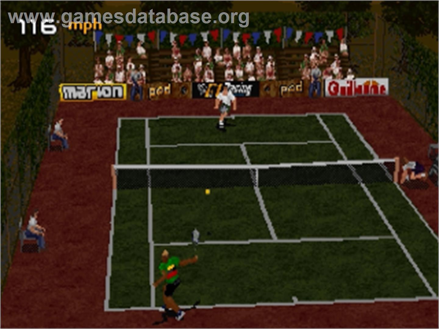Tennis Arena - Sega Saturn - Artwork - In Game