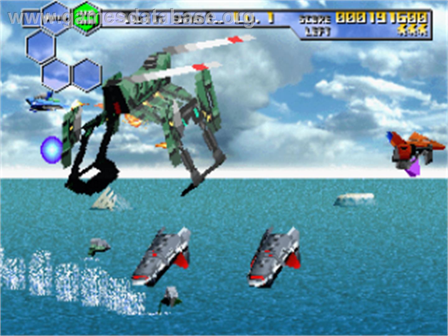 Thunder Force V: Perfect System - Sega Saturn - Artwork - In Game