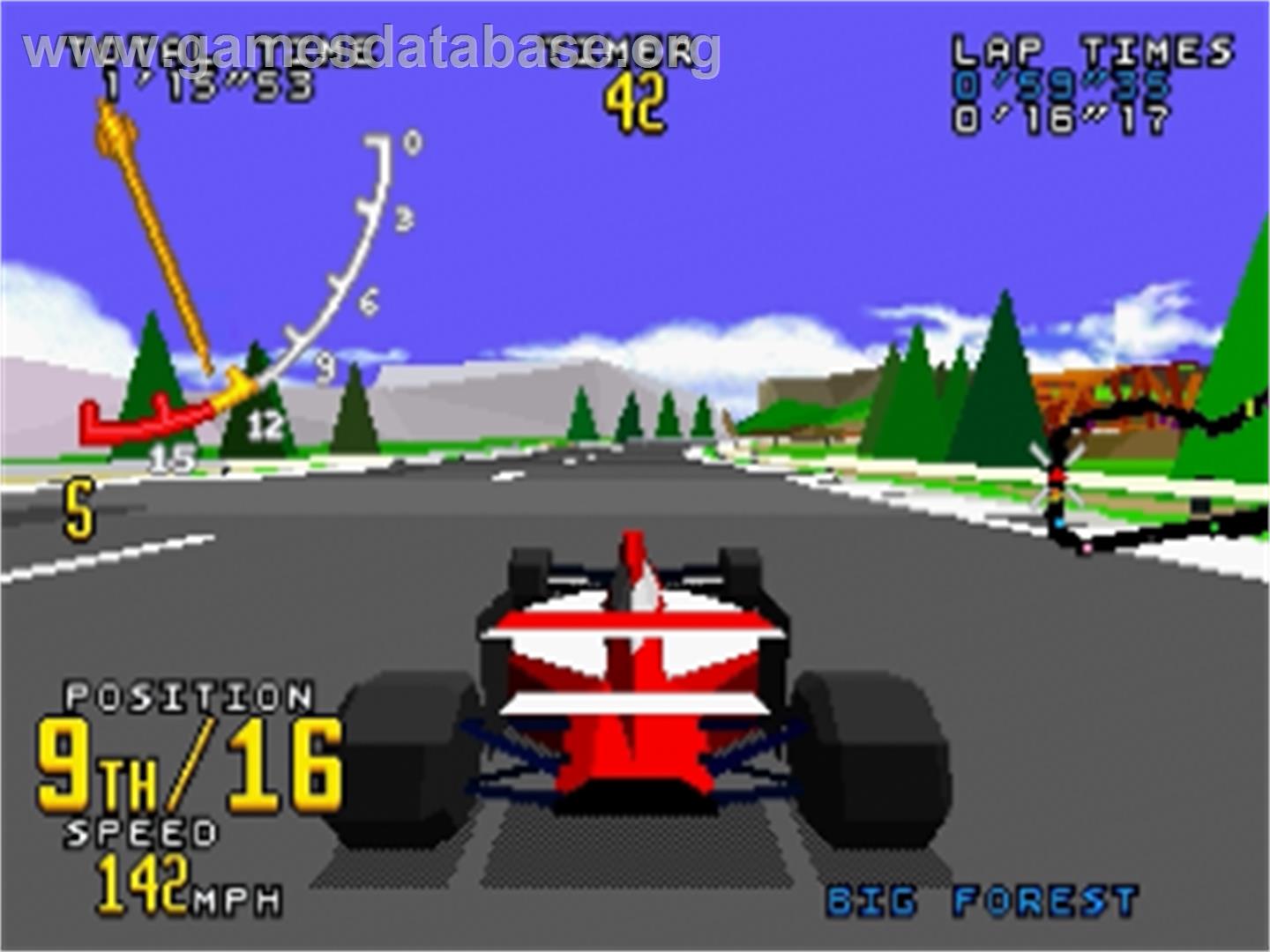Virtua Racing - Sega Saturn - Artwork - In Game