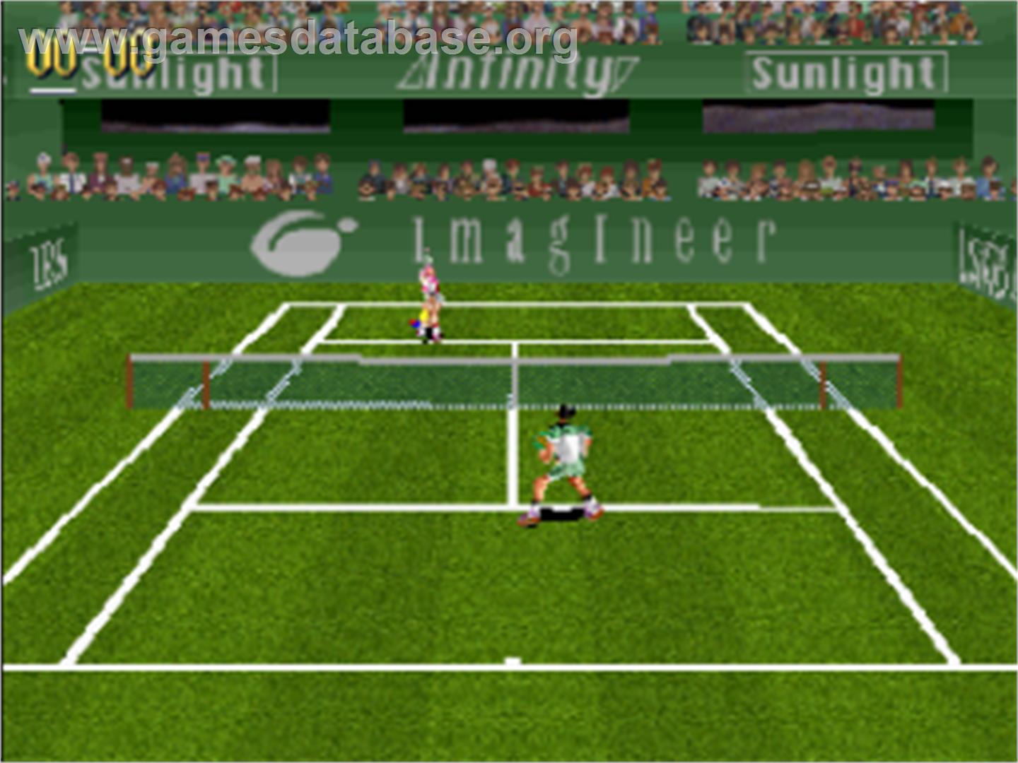 Virtual Open Tennis - Sega Saturn - Artwork - In Game