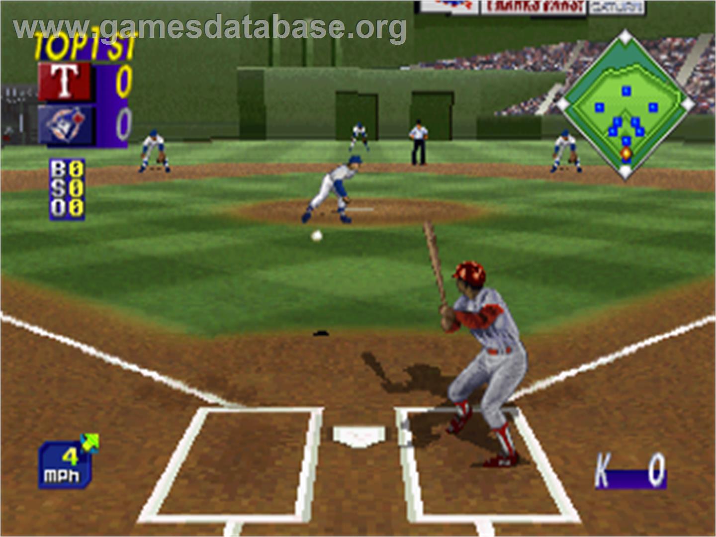 World Series Baseball - Sega Saturn - Artwork - In Game