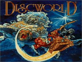 Title screen of Discworld on the Sega Saturn.