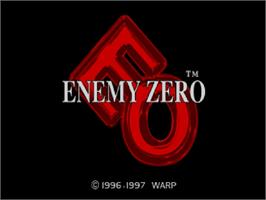 Title screen of Enemy Zero on the Sega Saturn.