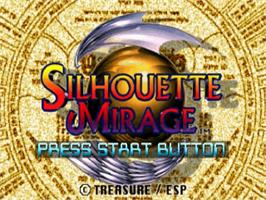 Title screen of Silhouette Mirage on the Sega Saturn.