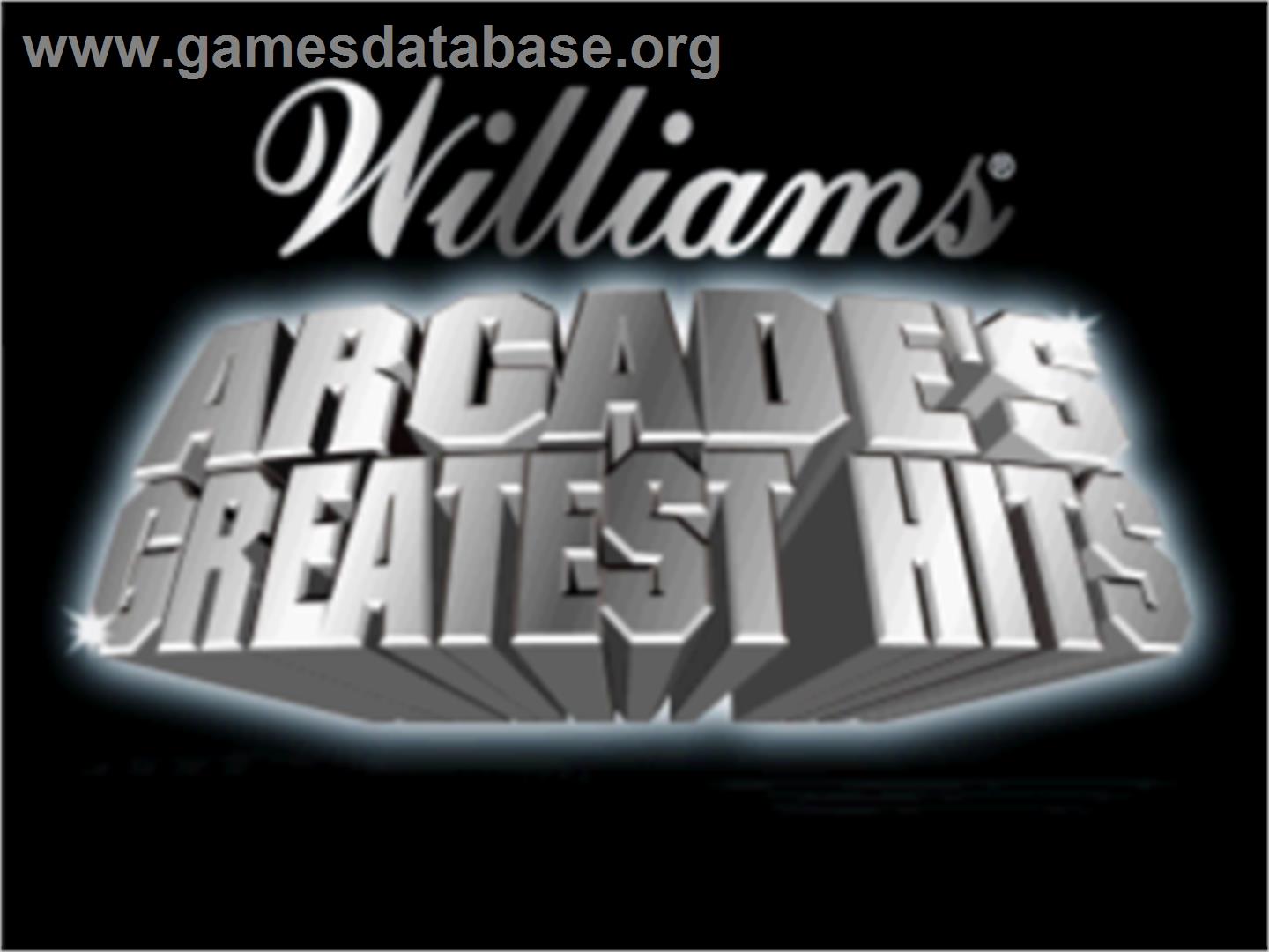 Arcade's Greatest Hits: The Atari Collection 1 - Sega Saturn - Artwork - Title Screen