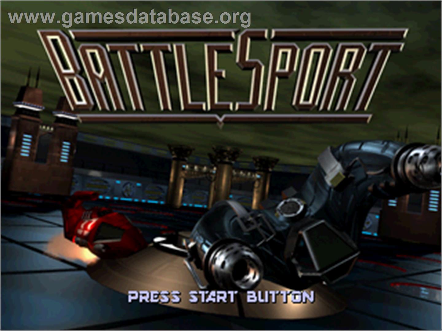 Battlesport - Sega Saturn - Artwork - Title Screen