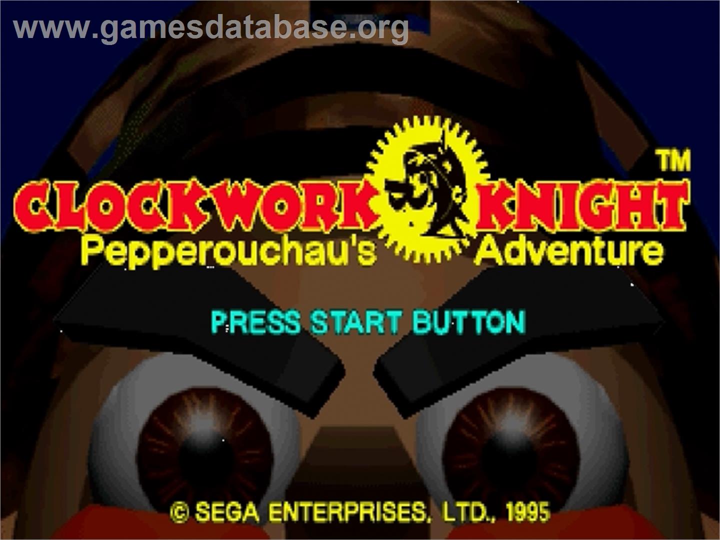 Clockwork Knight - Sega Saturn - Artwork - Title Screen