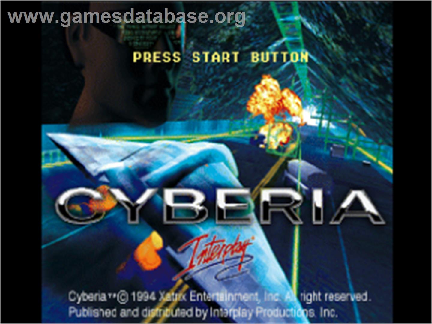 Cyberia - Sega Saturn - Artwork - Title Screen
