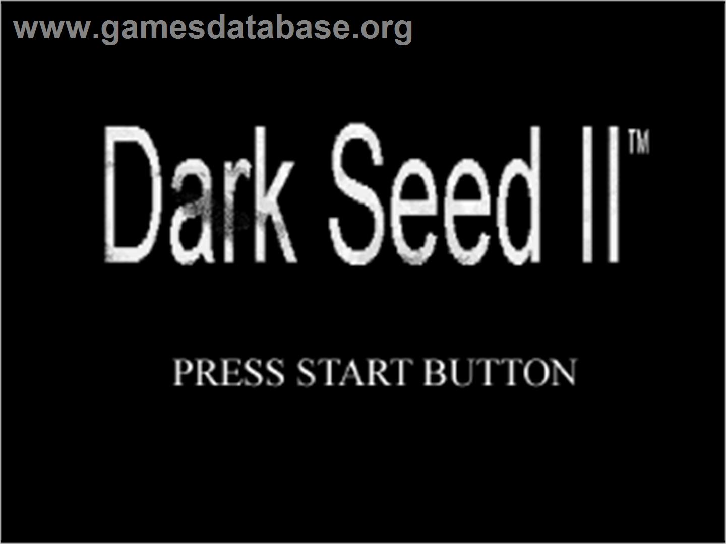 Dark Seed 2 - Sega Saturn - Artwork - Title Screen