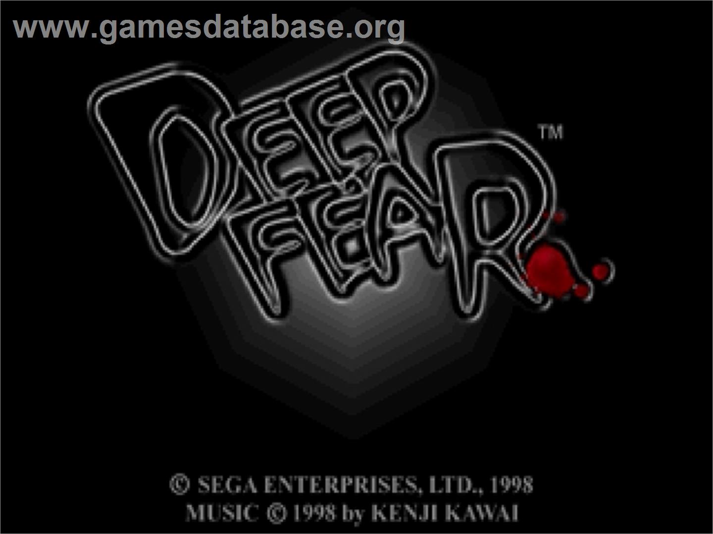 Deep Fear - Sega Saturn - Artwork - Title Screen