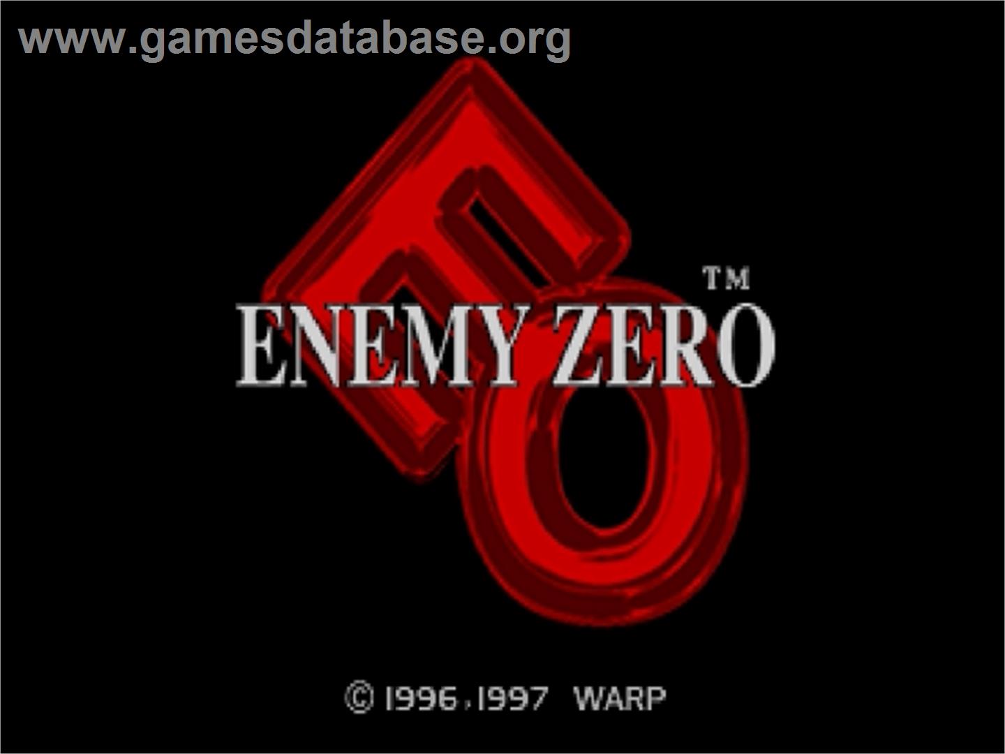 Enemy Zero - Sega Saturn - Artwork - Title Screen