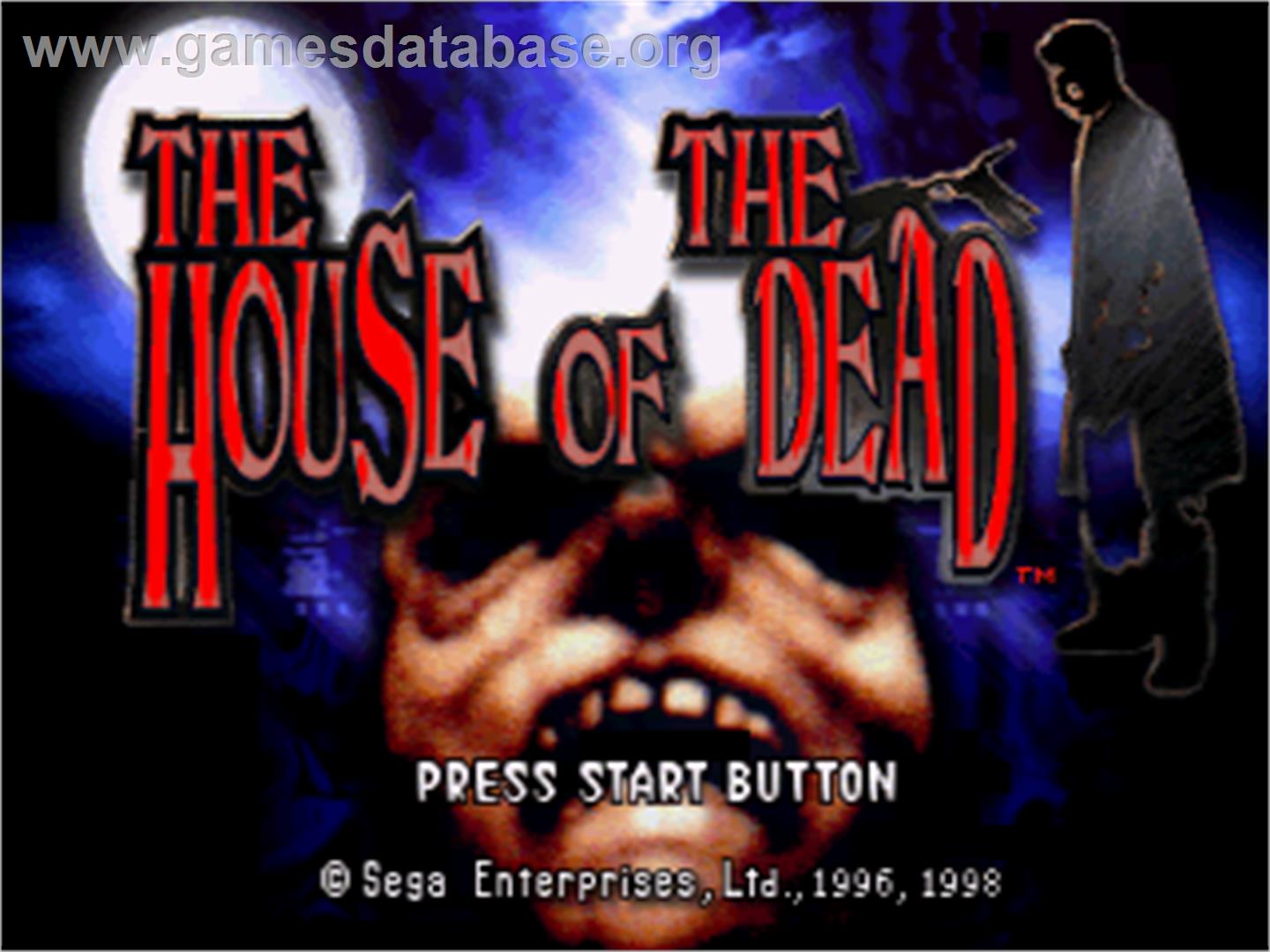 House of the Dead - Sega Saturn - Artwork - Title Screen