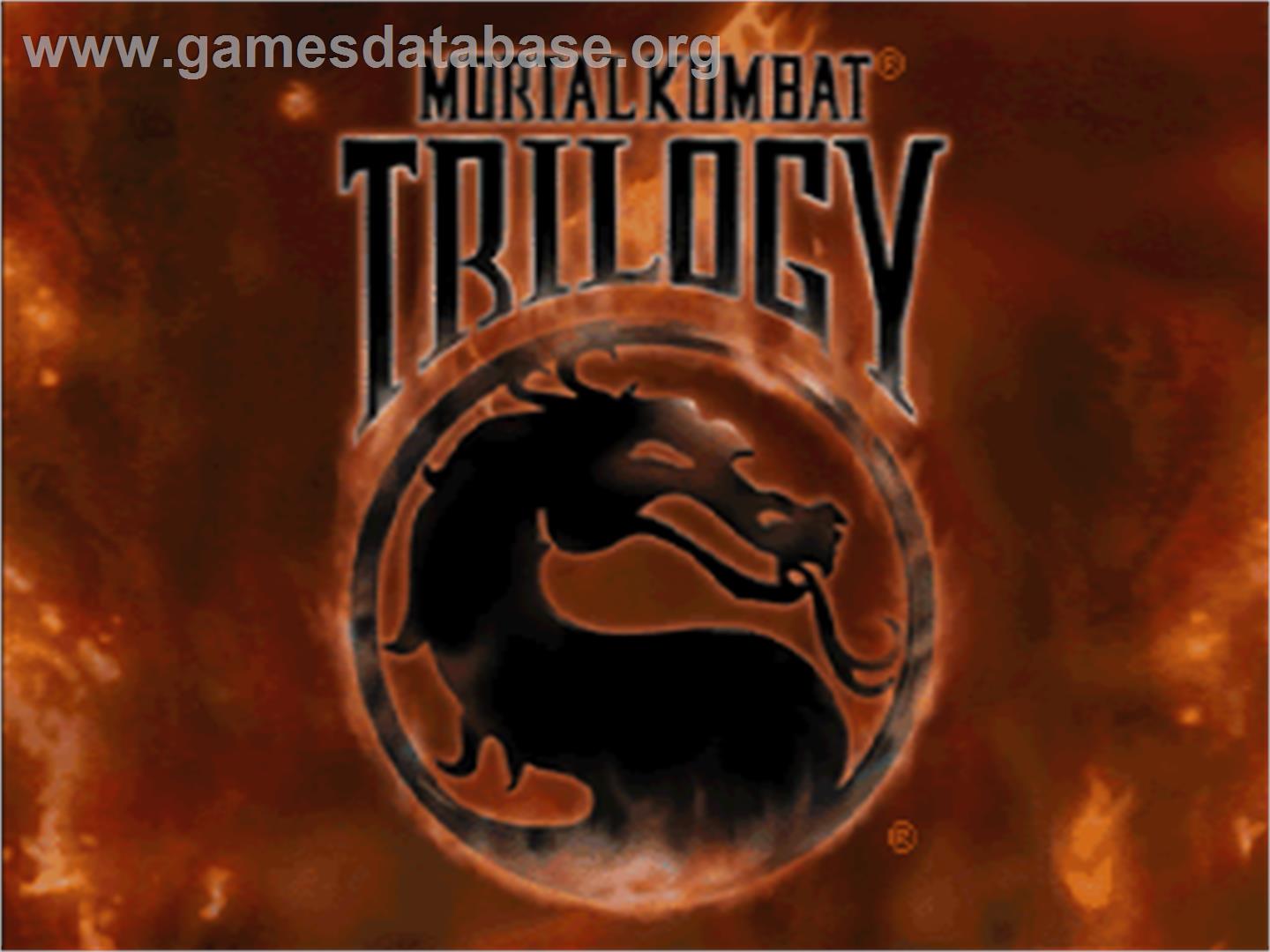 Mortal Kombat Trilogy - Sega Saturn - Artwork - Title Screen