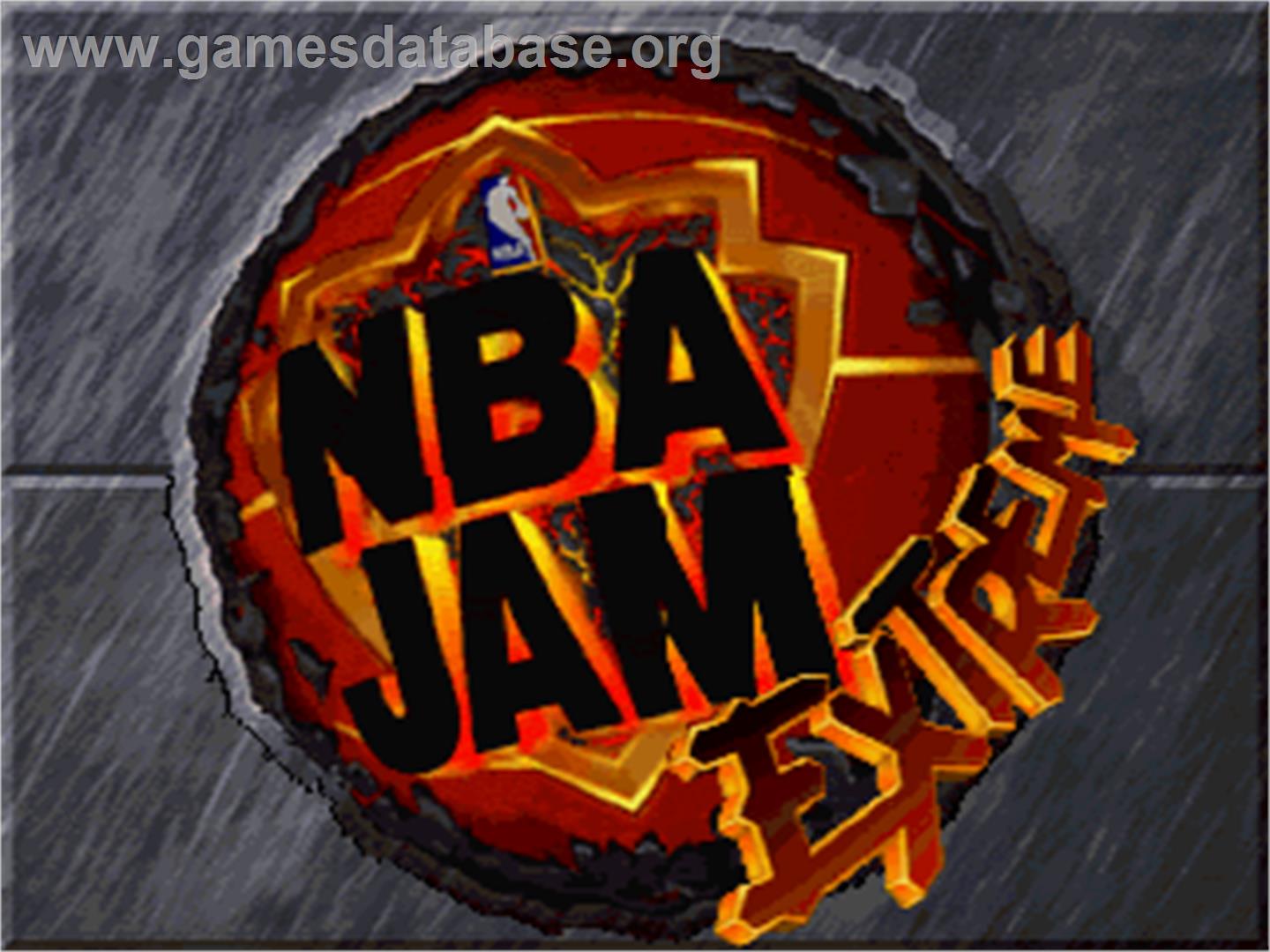 NBA Jam Extreme - Sega Saturn - Artwork - Title Screen