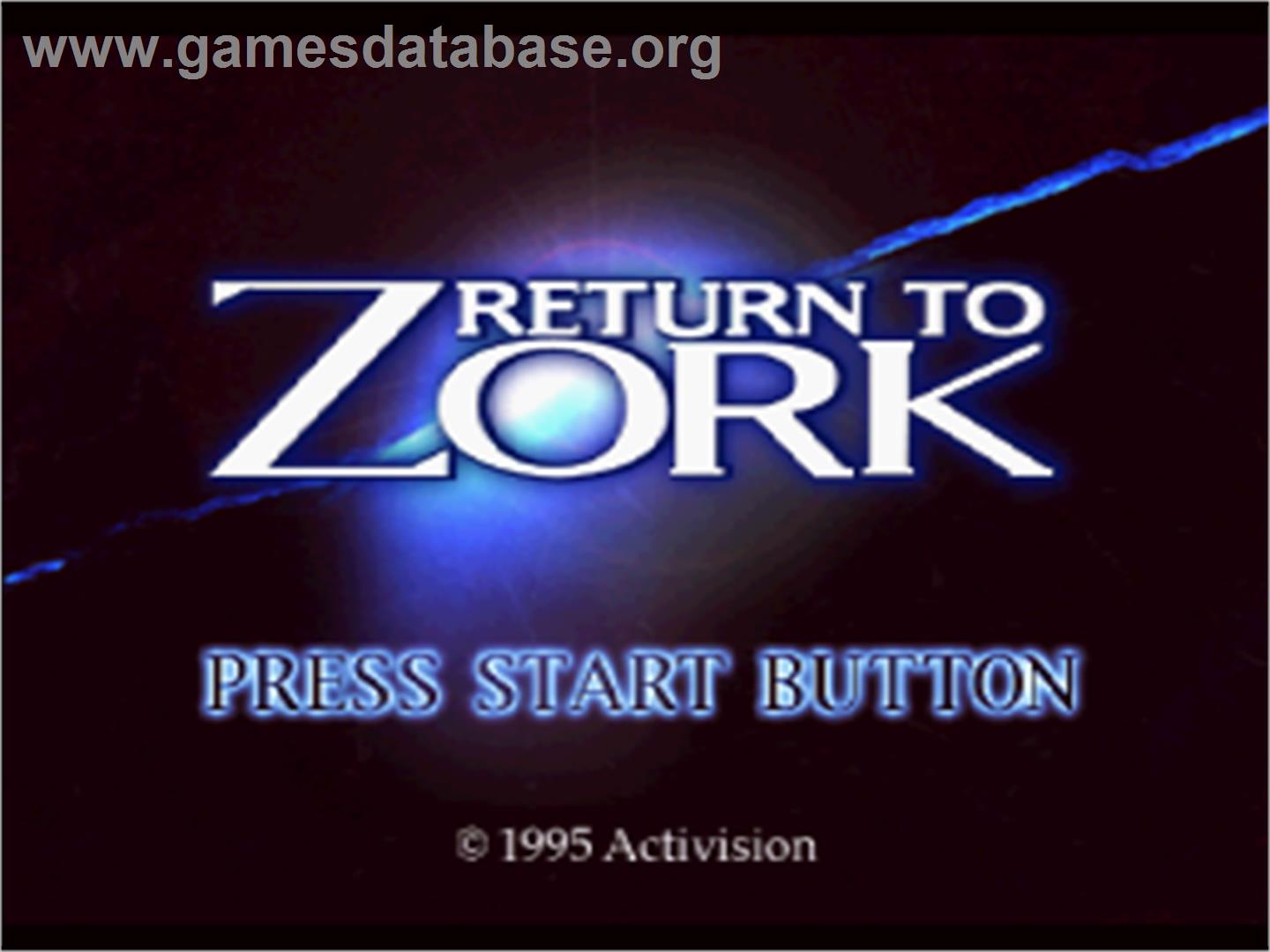 Return to Zork - Sega Saturn - Artwork - Title Screen