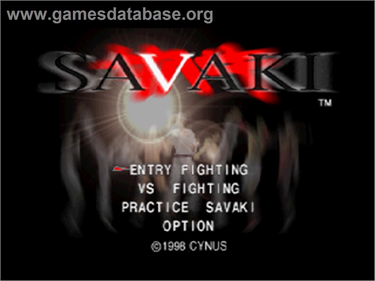 Savaki - Sega Saturn - Artwork - Title Screen