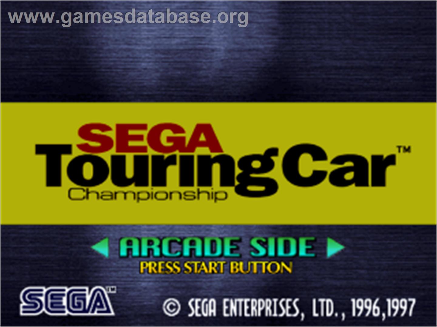 Sega Touring Car Championship - Sega Saturn - Artwork - Title Screen