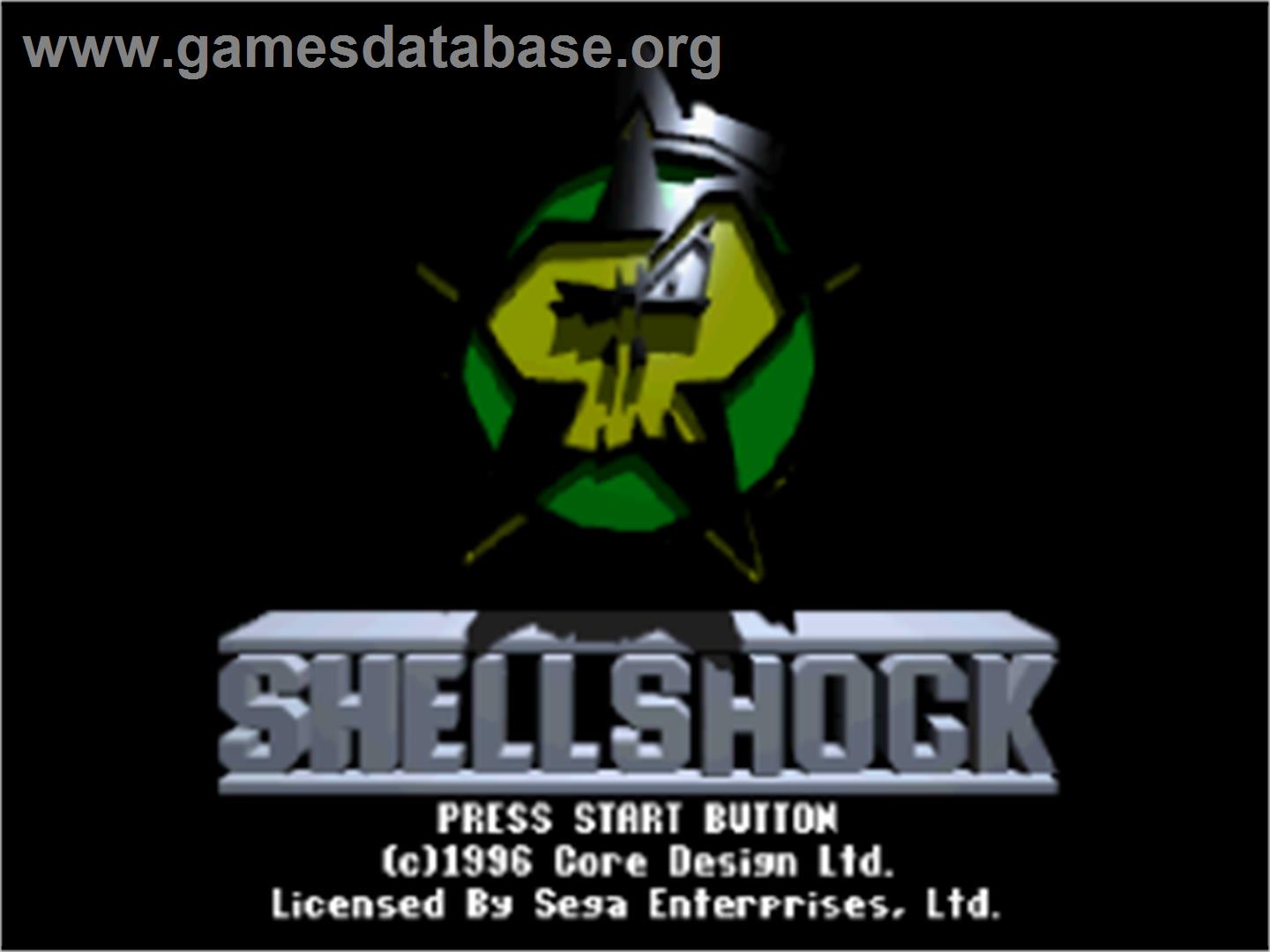 Shellshock - Sega Saturn - Artwork - Title Screen